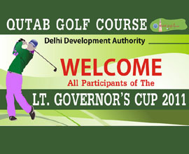 Qutab Golf Course branding by ShailCreations in India